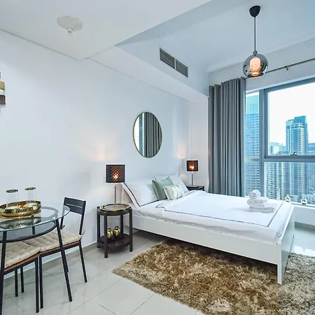 Luxury Escapes - Spacious Studio With Balcony & Marina View - Bay Central Dubai Exterior photo