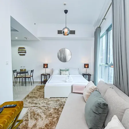 Luxury Escapes - Spacious Studio With Balcony & Marina View - Bay Central Dubai Exterior photo