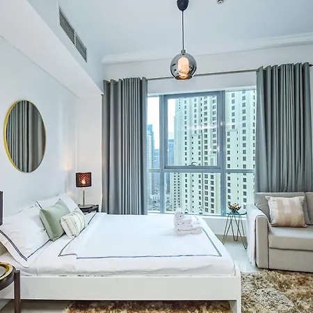 Luxury Escapes - Spacious Studio With Balcony & Marina View - Bay Central Dubai Exterior photo