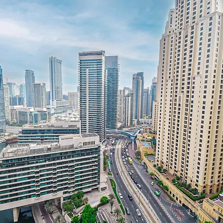 Luxury Escapes - Spacious Studio With Balcony & Marina View - Bay Central Dubai Exterior photo